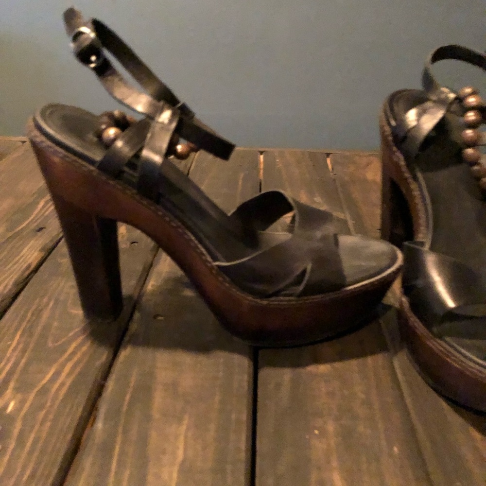 Ugg open toe heels